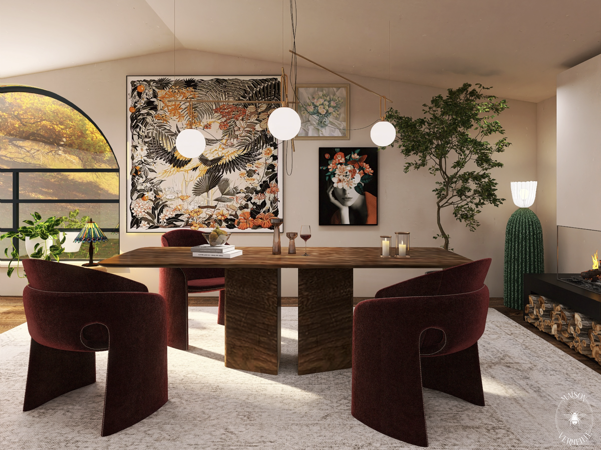 Décoration d&rsquo;une salle à manger à Béziers